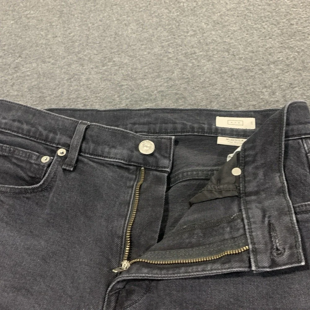 AYR The Getup Balloon Barrel Jeans Womens 27S Black Denim Pants Film Noir - Picture 7 of 13